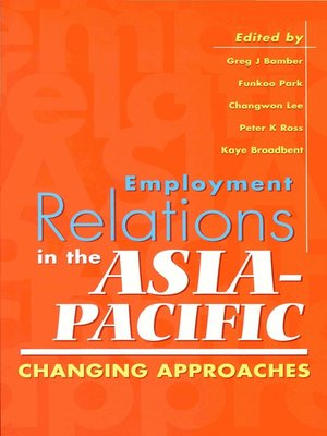 cover image of Employment Relations in the Asia-Pacific
